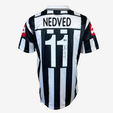 Pavel Nedvěd Signed Juventus Football Shirt - 2001-02 Home